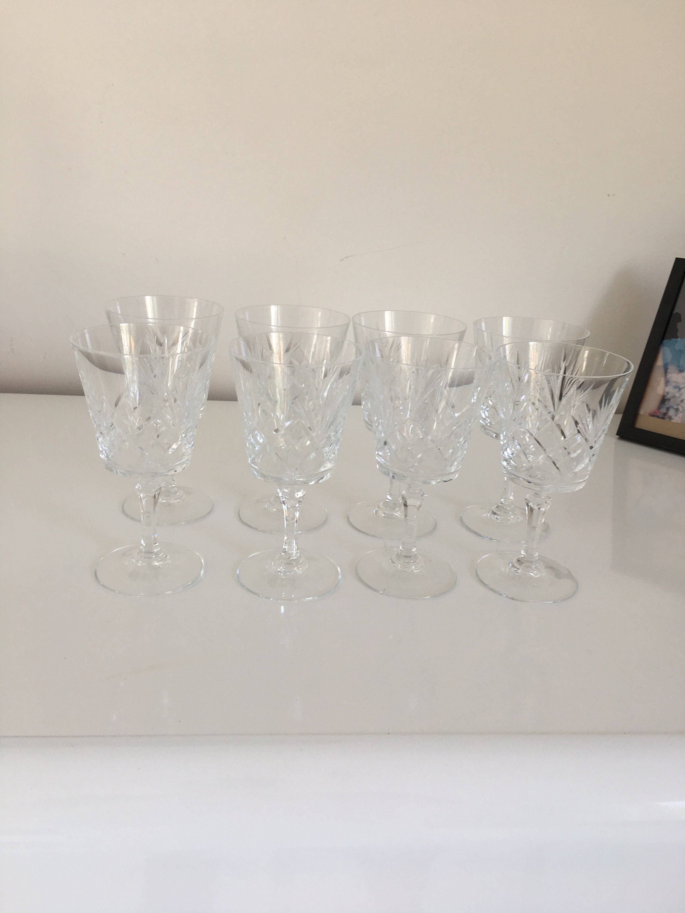 Set of Eight French Wine Glasses, Late 18th Century — Antique & Art Exchange