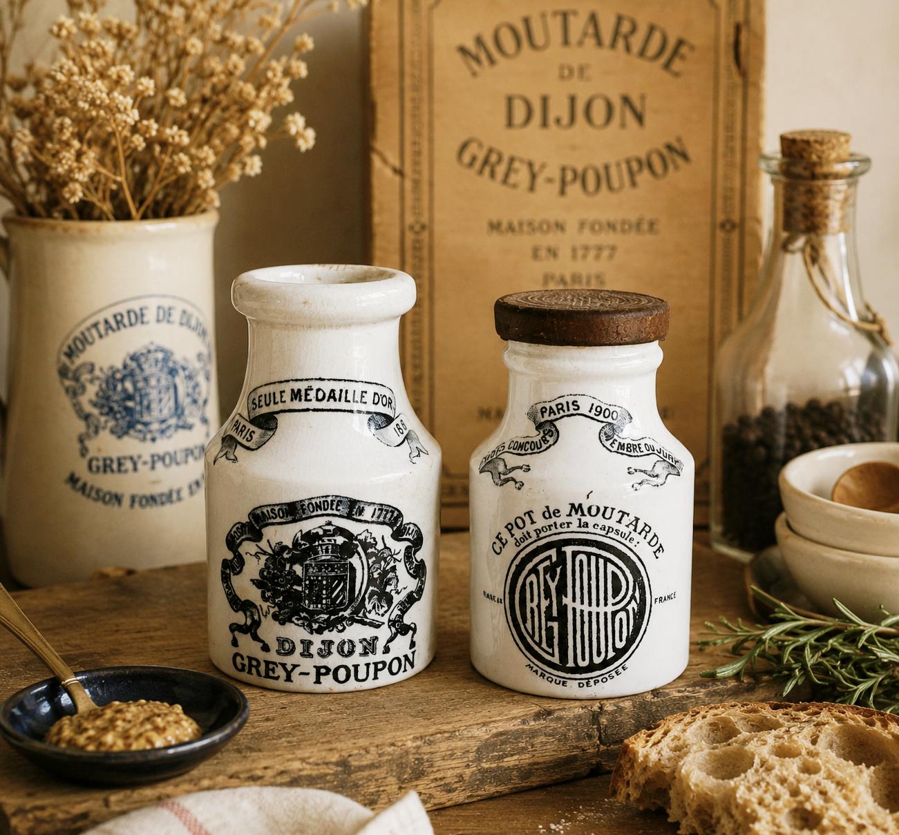 Dijon mustard pot - Etsy 日本