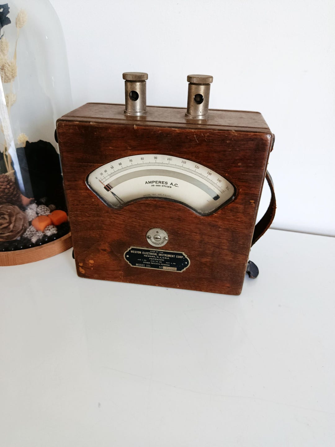 Antique Weston Model 155 Ammeter – Early 1900s Electrical Instrument ...