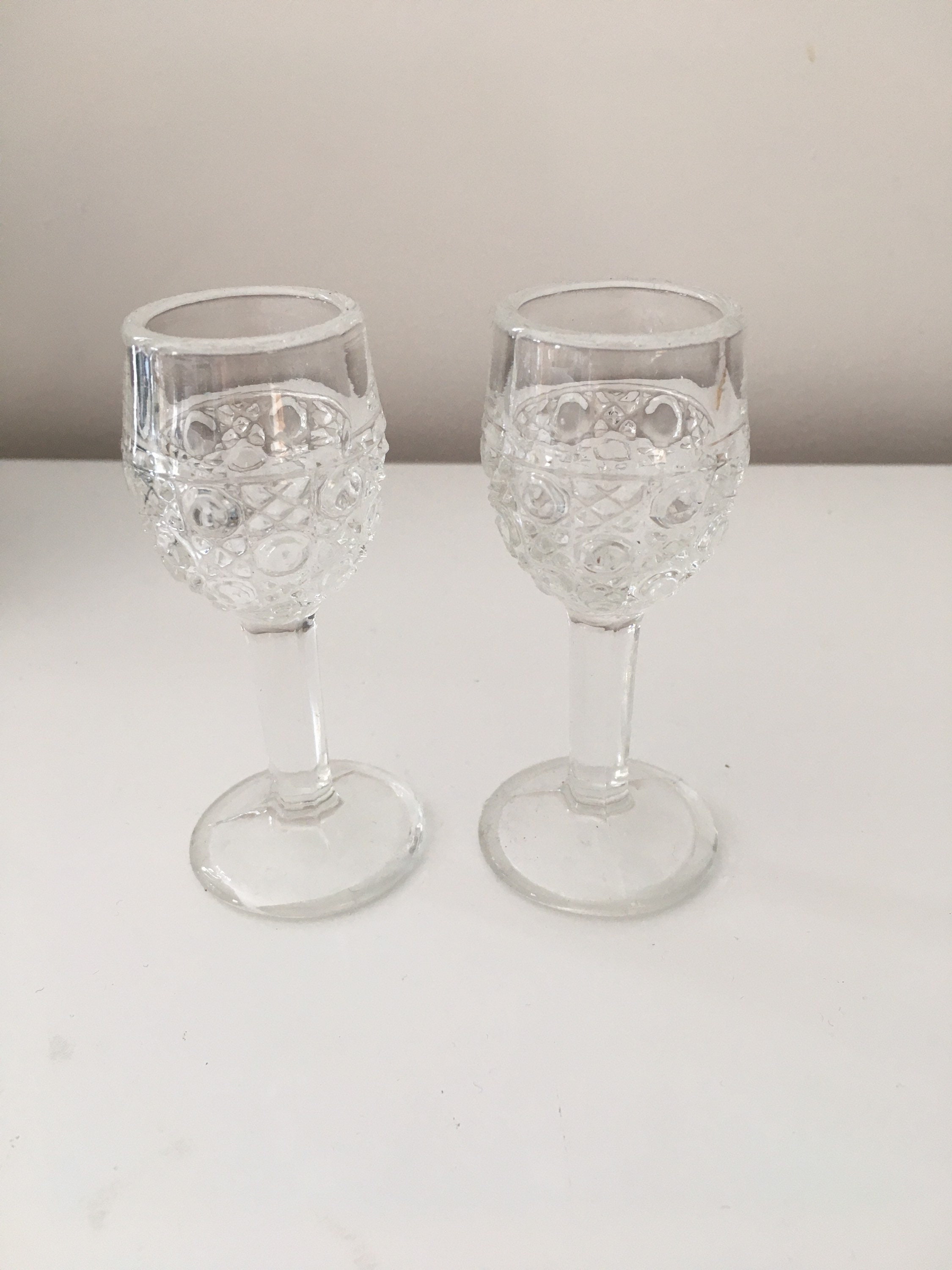 2 Petits Verres à Liqueur Vintage Année 60