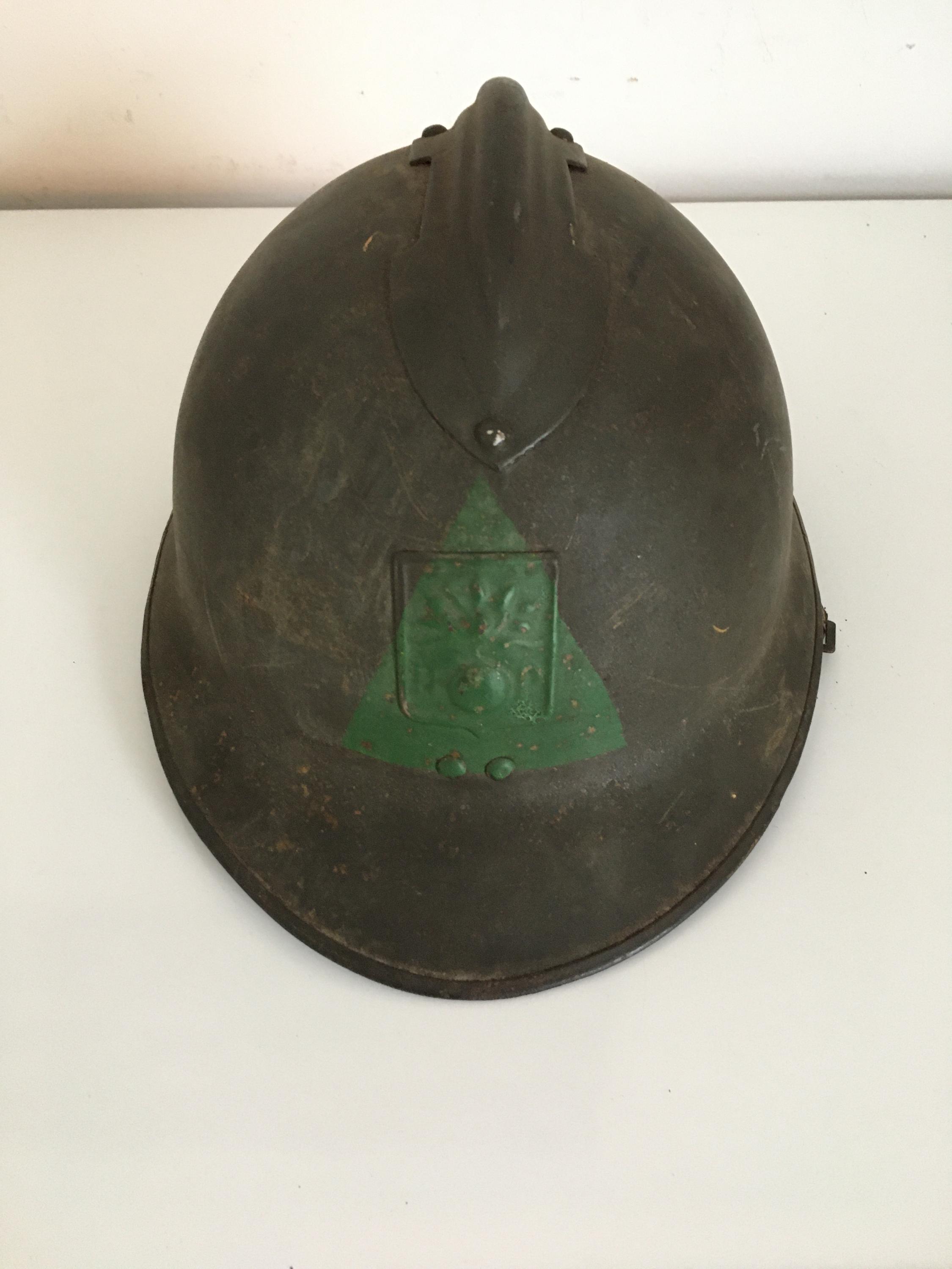 Casque Français Adrian modèle 1926 Infanterie. Reconditionné. Taille