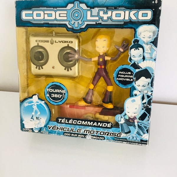 Vintage Code Lyoko Motorized Remote Controlled Figure New 2006 in Original Box