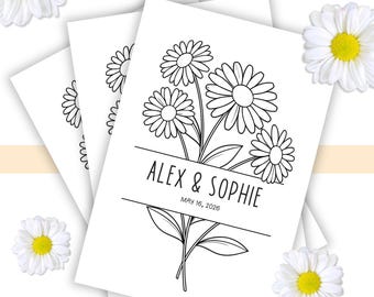 Kids Wedding Activity Book: 22 Page Coloring & Games (Digital Download)