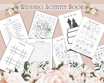 Kids' Wedding Activity Book Printable Download - Etsy