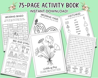 75 Wedding Coloring Pages Kids Wedding Activities Wedding Coloring Kids Wedding Favors Wedding Coloring Book Kids Wedding Activity Book Kids