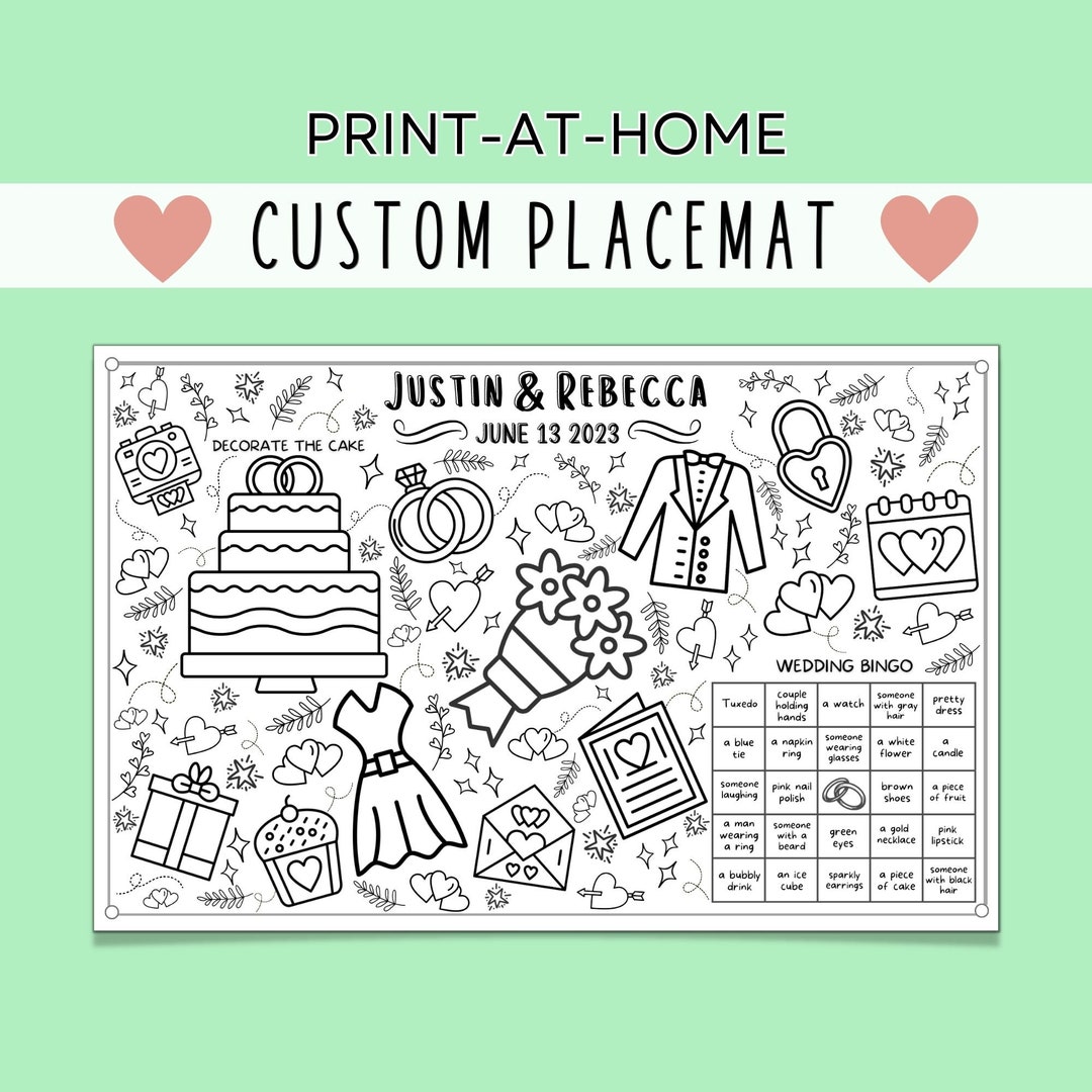 Kids Wedding Coloring, Wedding Activities, Wedding Coloring Book, Kids