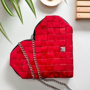 New Chrome Heart Style Handbag Cute Ballet core Purse Cross Color