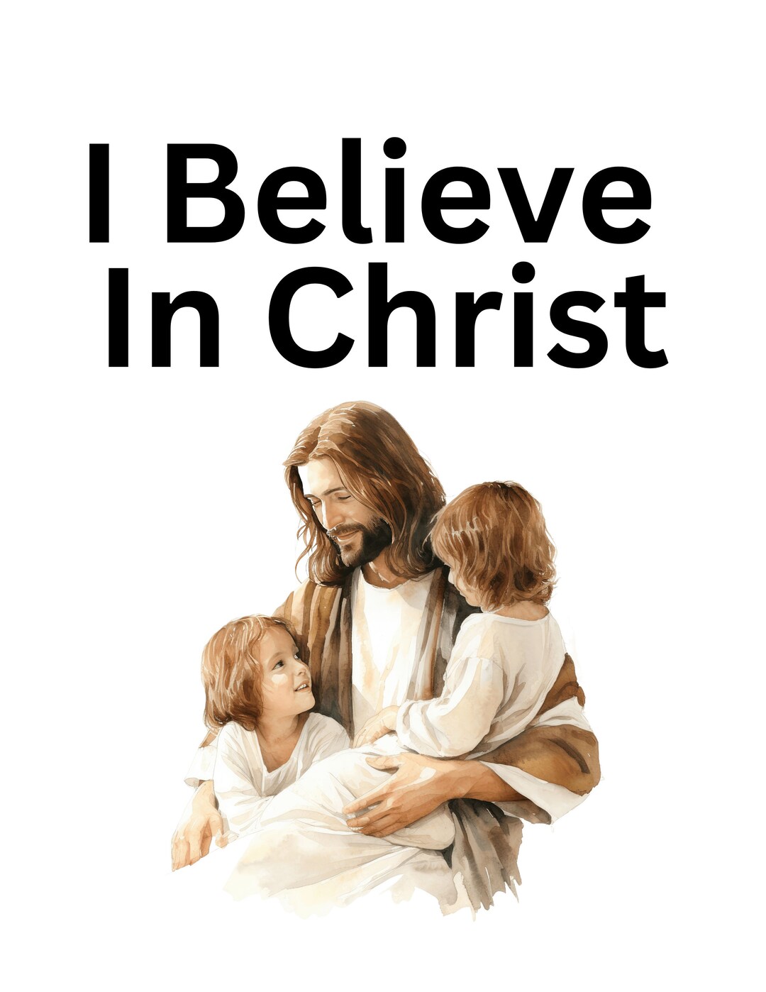 I Believe in Christ Flipchart for LDS Primary Chorister. Singing Time ...