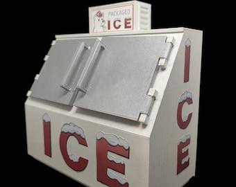 Miniature Icebox 1/8 scale