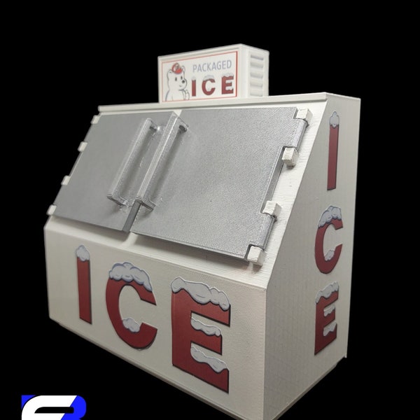 Miniature Icebox 1/8 scale