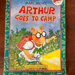 Arthur Goes to Camp (1982) An Arthur Adventure by Marc Brown Children&#39;s Paperback Book
