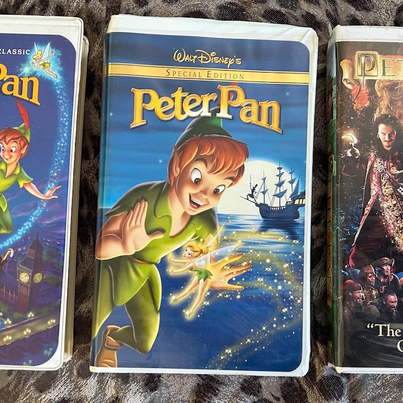 Peter Pan Vhs Cover Etsy Canada