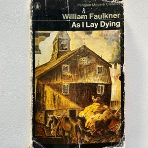 William Faulkner Vintage Paperback Book &quot;As I Lay Dying&quot; Paperback Book Originally Published (1930)