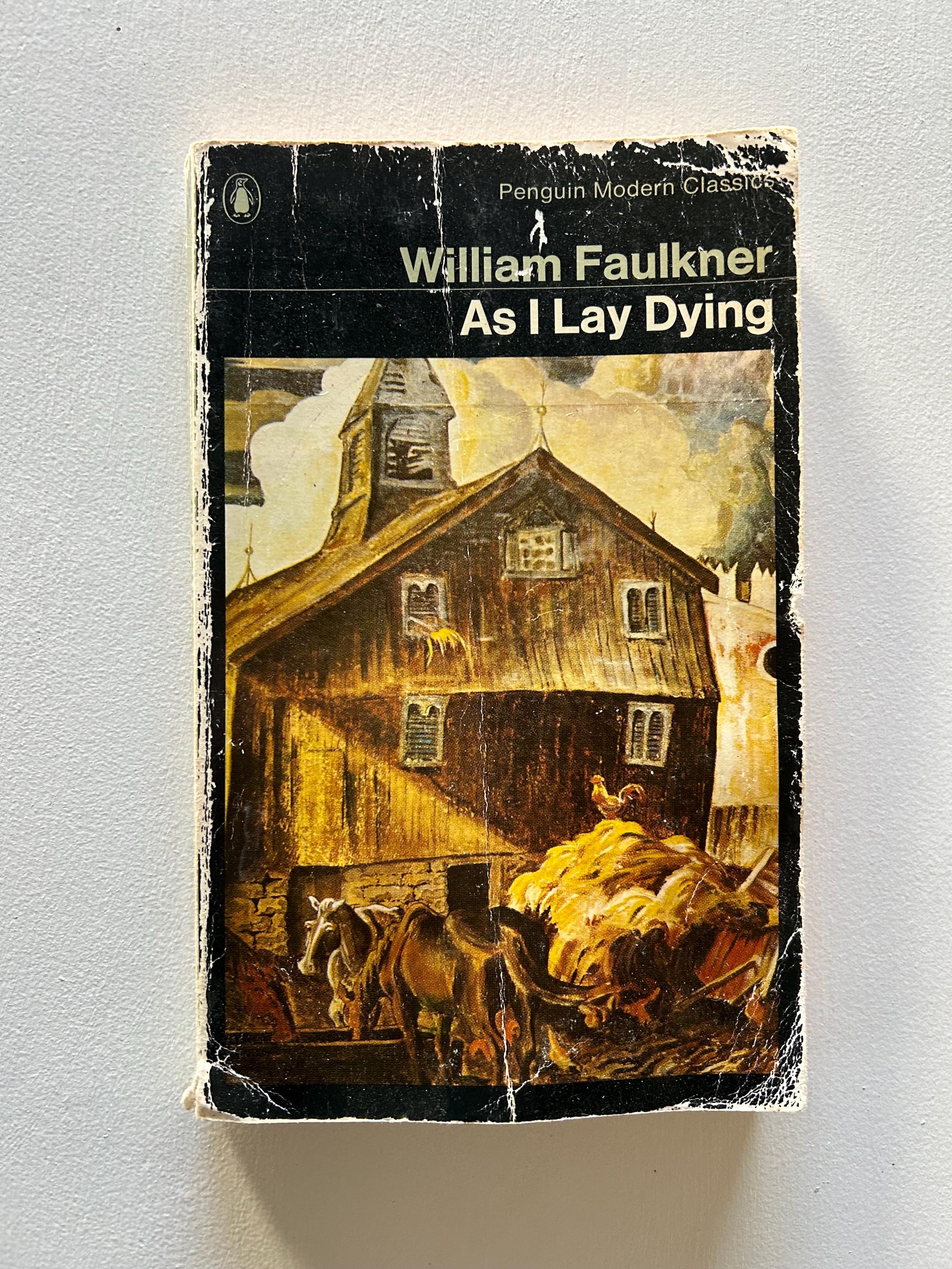 William Faulkner Vintage Paperback Book "As I Lay Dying" Paperback Book Originally Published (1930)
