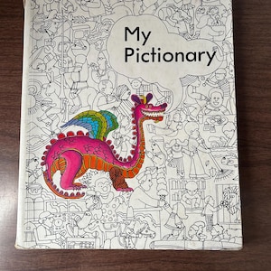 My Pictionary Vintage Children's Illustrated Dictionary (1979) Gage Publishing