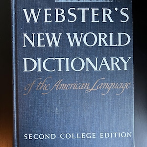 Webster&#39;s New World Dictionary Of American Language (1970) 2nd College Edition