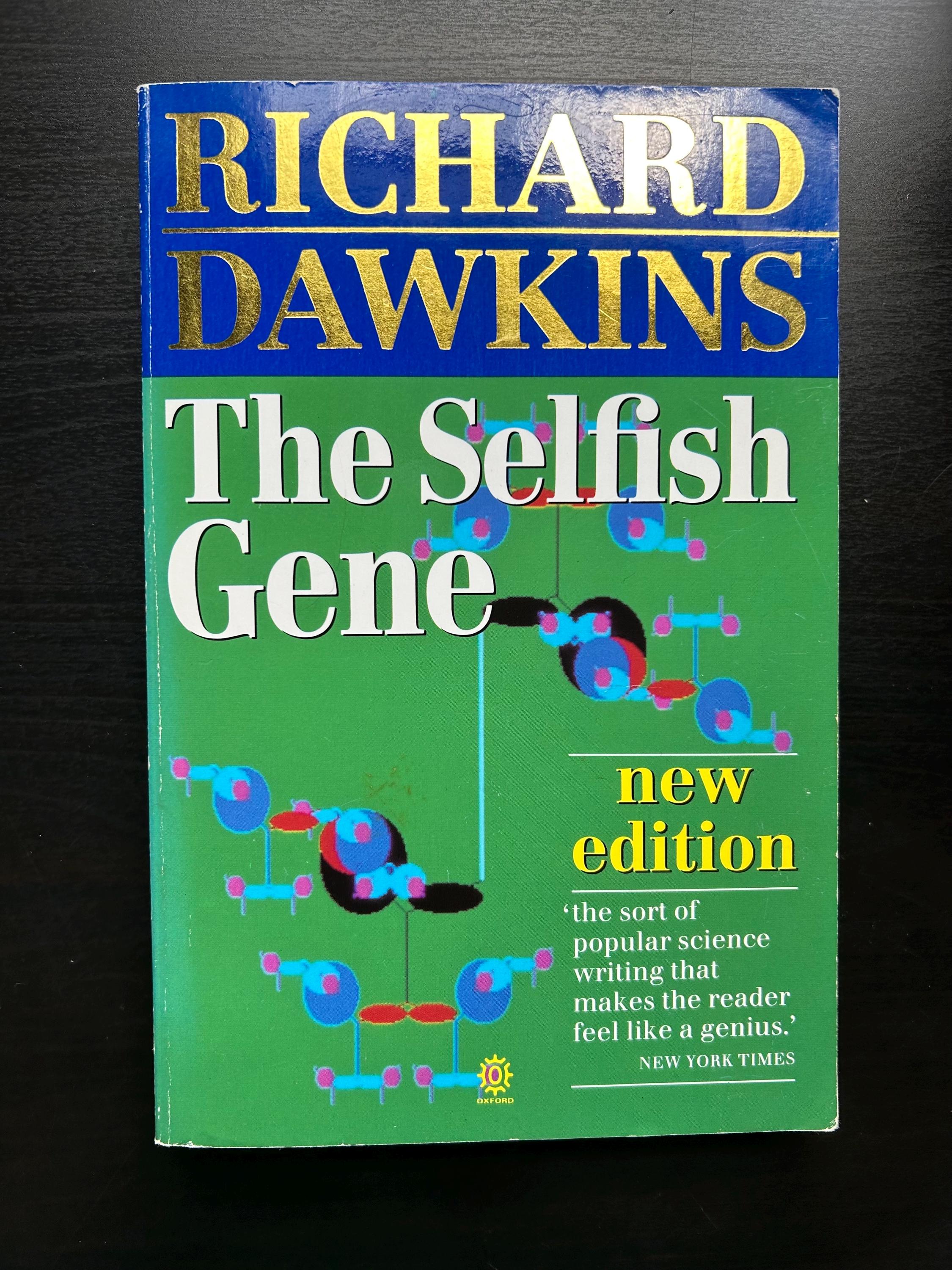 1989's "The Selfish Gene" by Richard Dawkins Hardcover Book