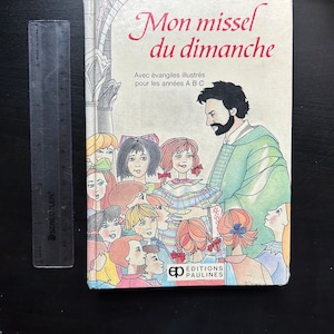 Mon Missel Du Dimanche 1989 Gebedenboek geïllustreerd Frans