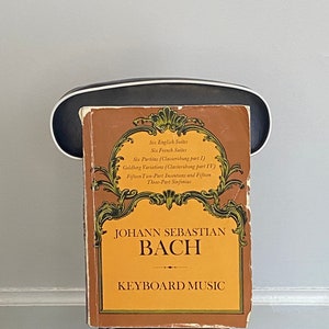 Vintage Johann Sebastian BACH Keyboard Music Paperback Book