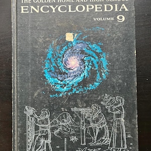 1961&#39;s Volume 9: The Golden Home and High School Vintage Encyclopedia