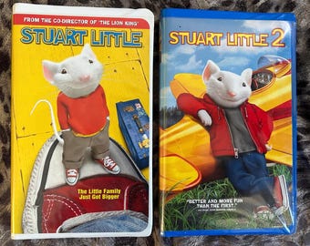 Stuart Little 1 & 2 Movies VHS Tapes Classic Family Films