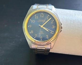 Classic Watchit Quartz Classic Gold & Silver Watch - Etsy display picture 1