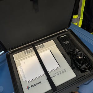Mallette de transport d&#39;origine pour scanner Polaroid Polaview 1500 avec tous les accessoires d&#39;origine