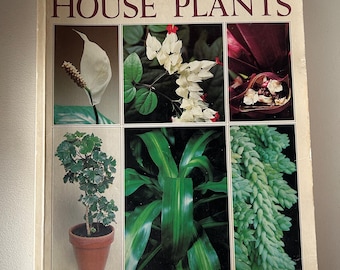 The Illustrated Encyclopedia of House Plants Vintage Reference Hardcover Book (1979)