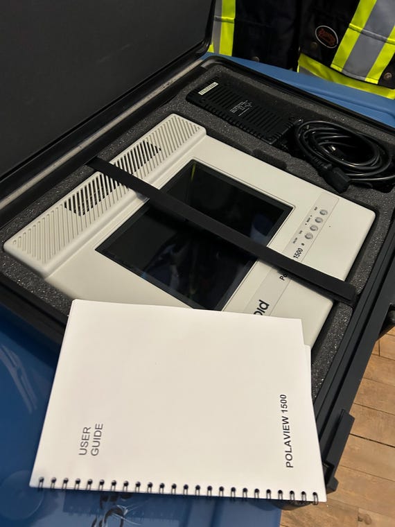 POLALOID 8 portraot 本体➕付属品 Polaroid Polaview 1500 Scanner Original Carrying Case With All