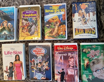 Disney VHS Tapes Family Movies Classics Special Editions Vintage Tapes