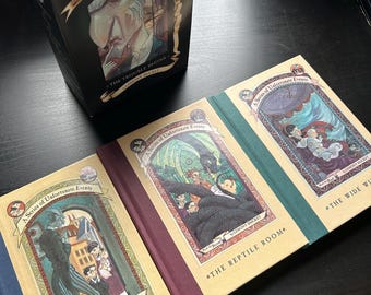 1999&#39;s &quot;A Series of Unfortunate Events&quot; 3 Book Collection Hardcover