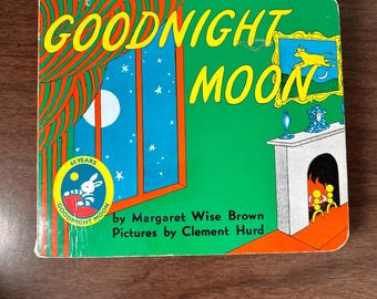 Vintage "Goodnight Moon" Board Book, 1991 First Edition