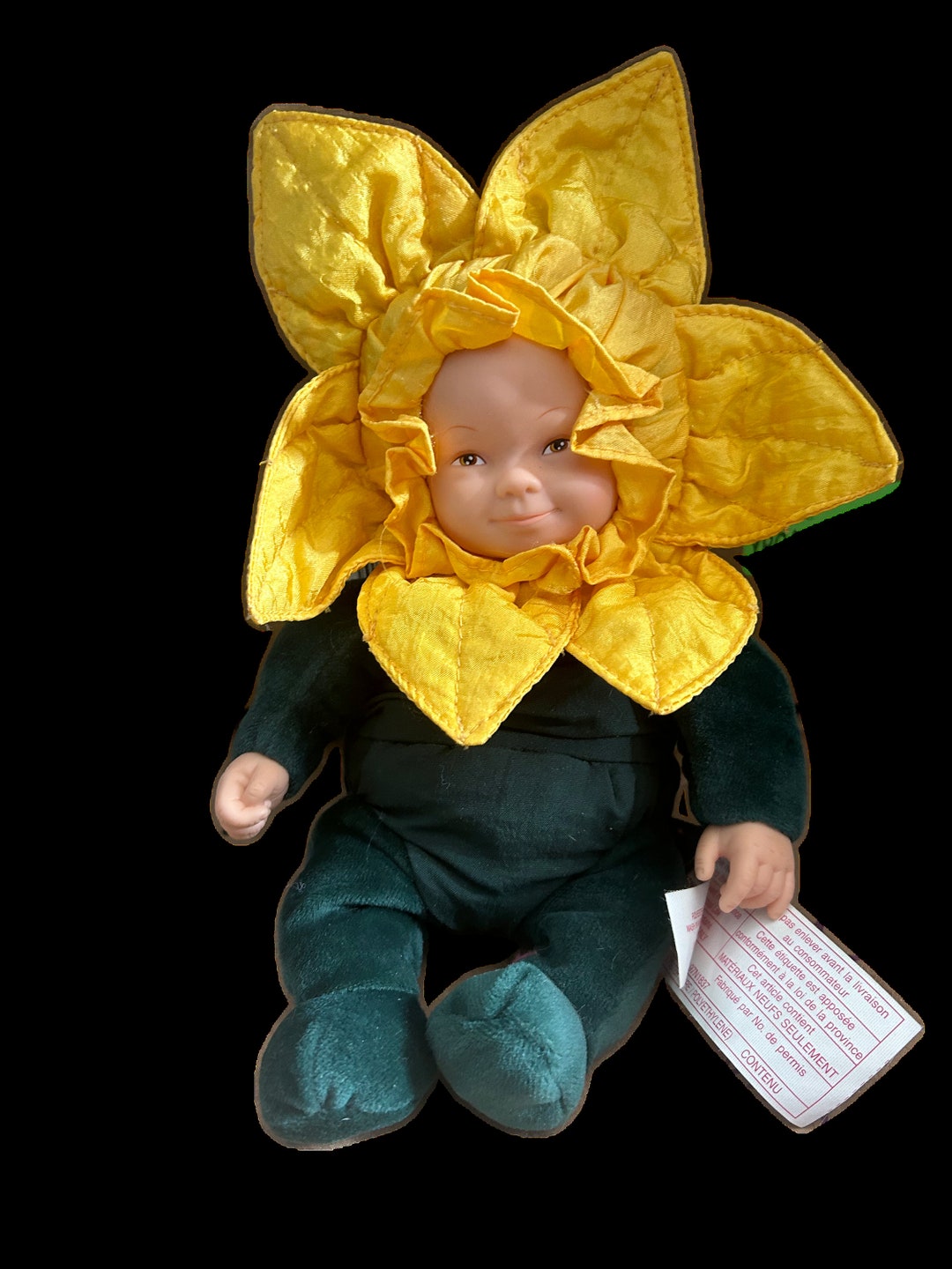 Vintage Sammlerstuck Anne Geddes Baby Sunflower Doll 10 blaue Augen Etsy