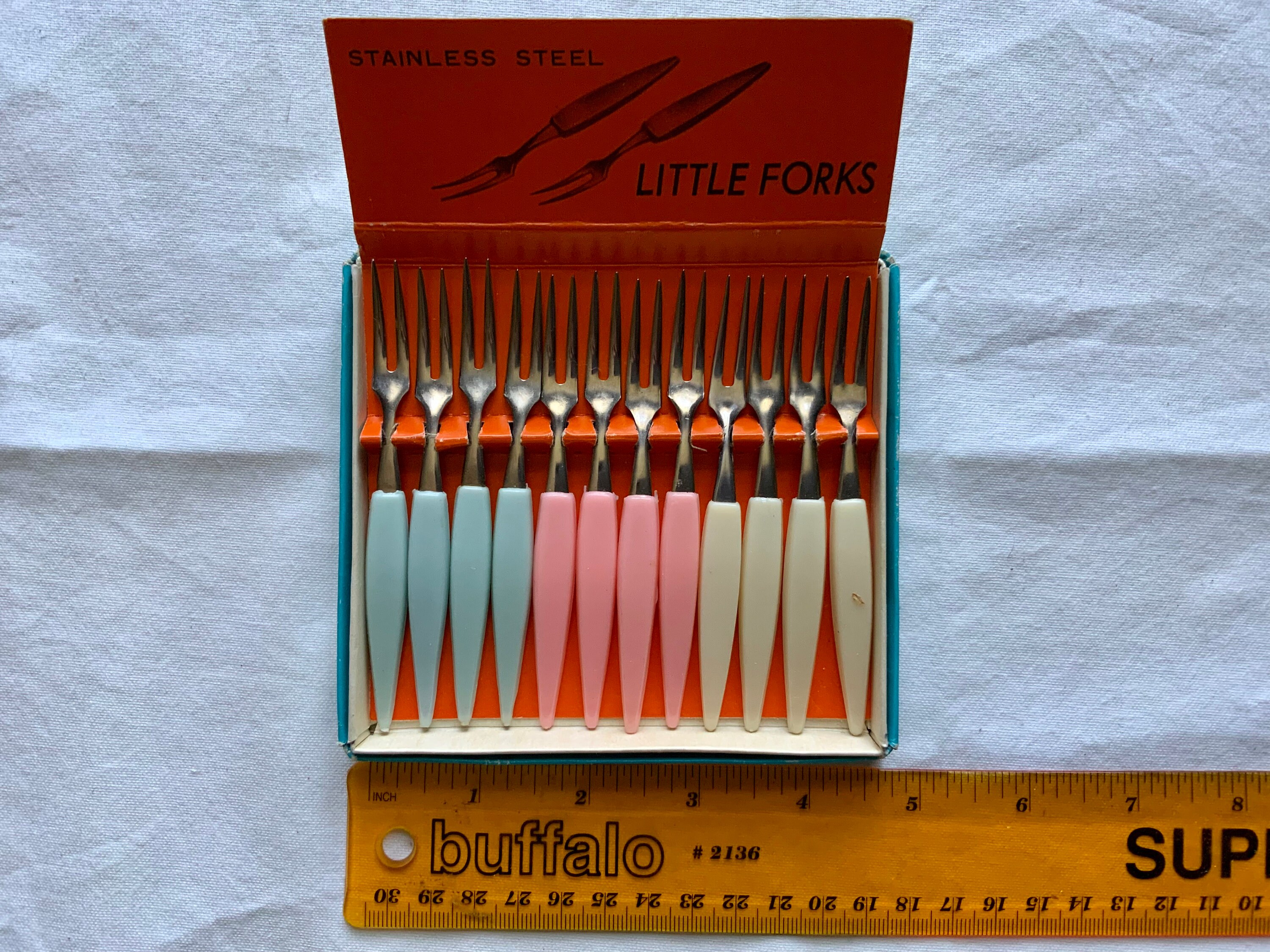 Vintage Little Forks Boxed Set of 12 Made by Giftcraft Etsy