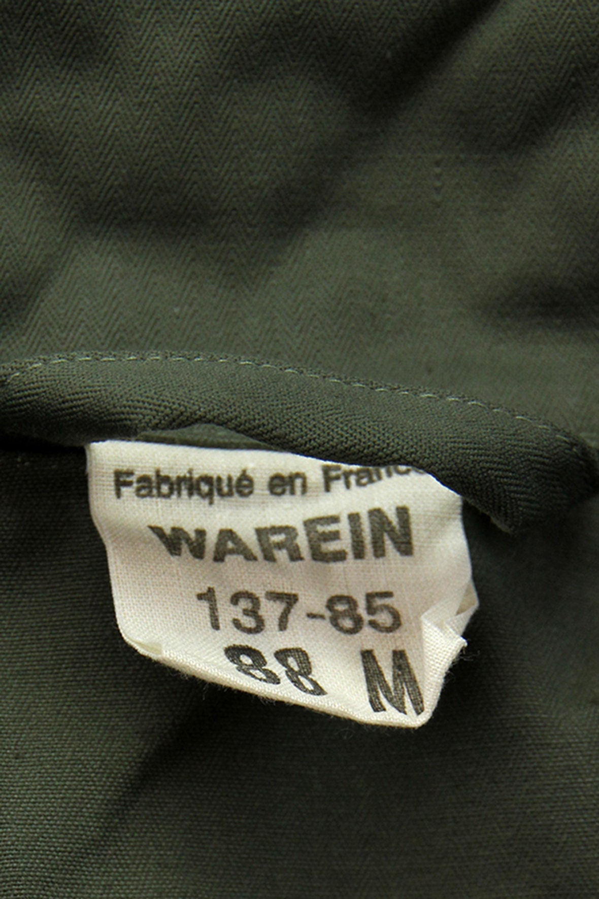 Vintage 90s French Army Jumpsuit | Khaki Work Overalls for