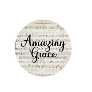 Newspaper Amazing Grace Ornament