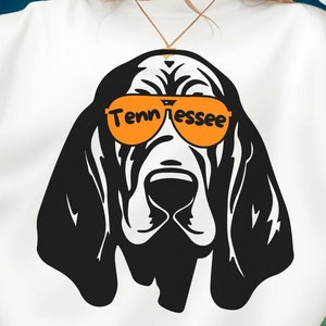 Tennessee Mascot Old Smoky PNG SVG Instant Sublimation download t-shirt design Vols Fan Tennessee Go Big Orange orange white checkerboard