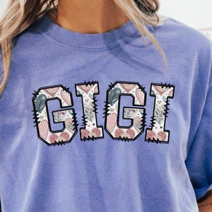 GiGi Shirt Comfort Colors® Gifts for New Grandma Gifts for Women Baby Shower T-Shirt Pastel Heart Design Grandma Tee Oversized Tee GiGi Gift