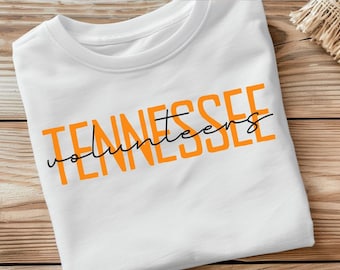 Tennessee Volunteers SVG PNG: Go Big Orange Football Design (Digital Download)