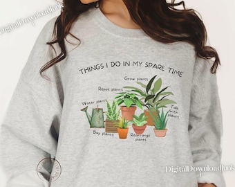 Plant Lover PNG: Houseplant Sublimation Design (Digital Download)