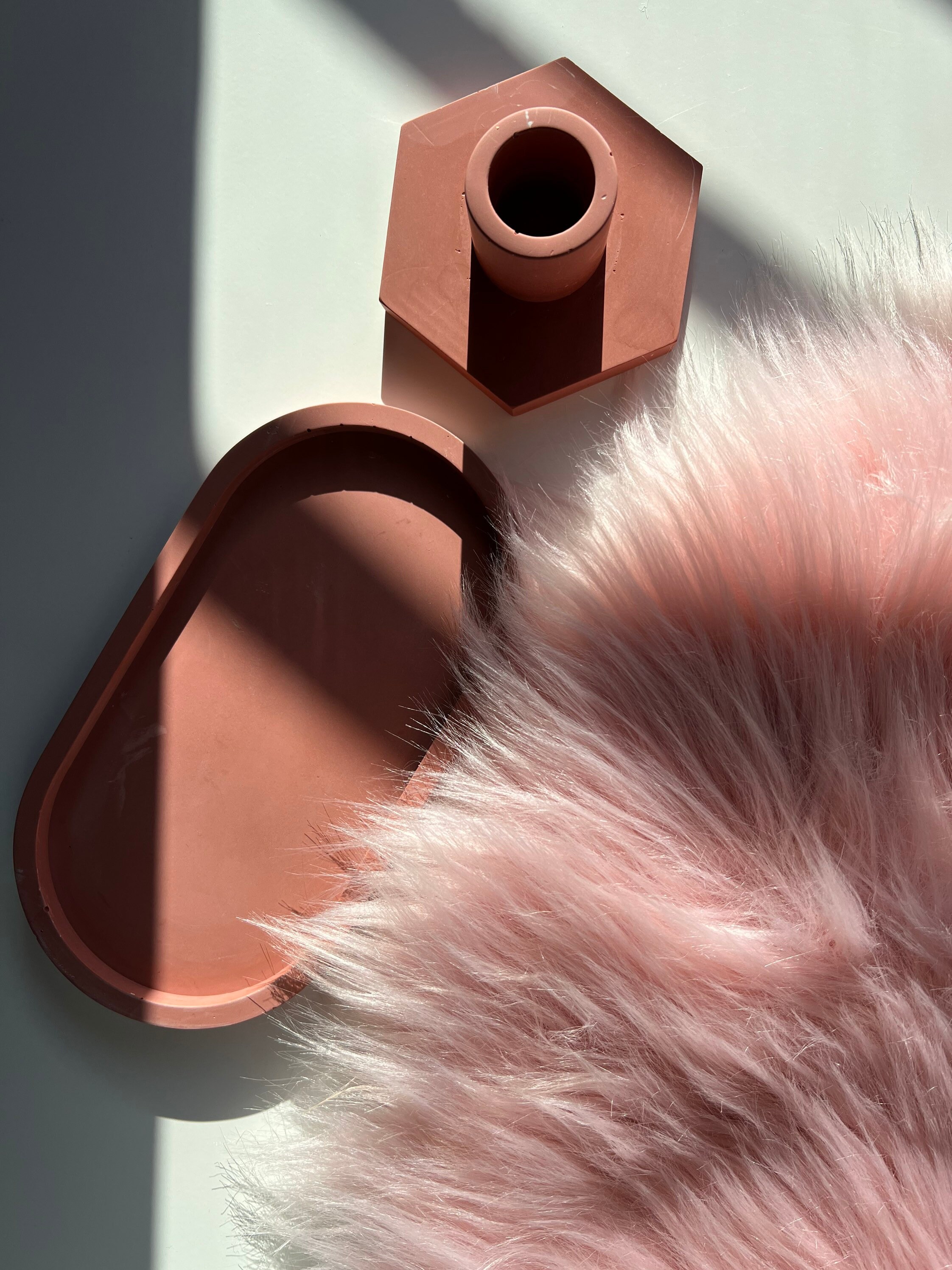 Bougeoir en Jesmonite