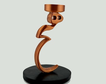 Hich 3D Printed Candle Holder & Wax Warmer | Minimalist Persian Decor | Modern Sculpture | Persian Gifts