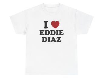 I Love Eddie Diaz Tee, 9-1-1 Feuerwehrmann Shirt, Weihnachtsgeschenk