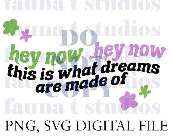 What Dreams Are Made Of Lizzie Mcguire Y2K SVG PNG Digital.