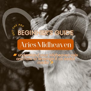 Guia de mídia social para iniciantes em Áries Midheaven