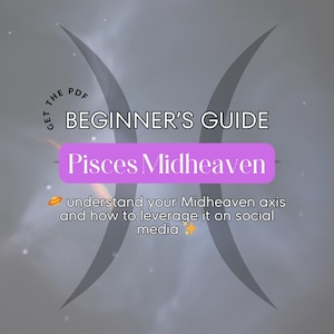 Guia de mídia social para iniciantes em Peixes Midheaven