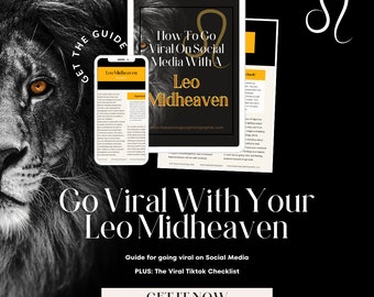 Leo Midheaven Guide For Achieving Viral Success On Social Media / Viral TikTok Guide / Astrology Guide / How To Go Viral Checklist