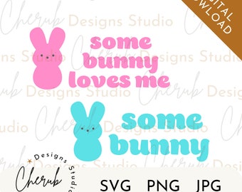 Hasen SVG, Ostern SVG, Peeps, Mama & mini SVG, Ostern Cut File, Mama und Ich Digital Download