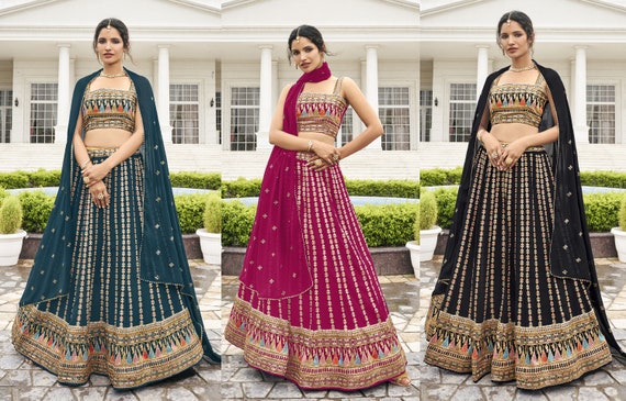 Party look in clearance lehenga