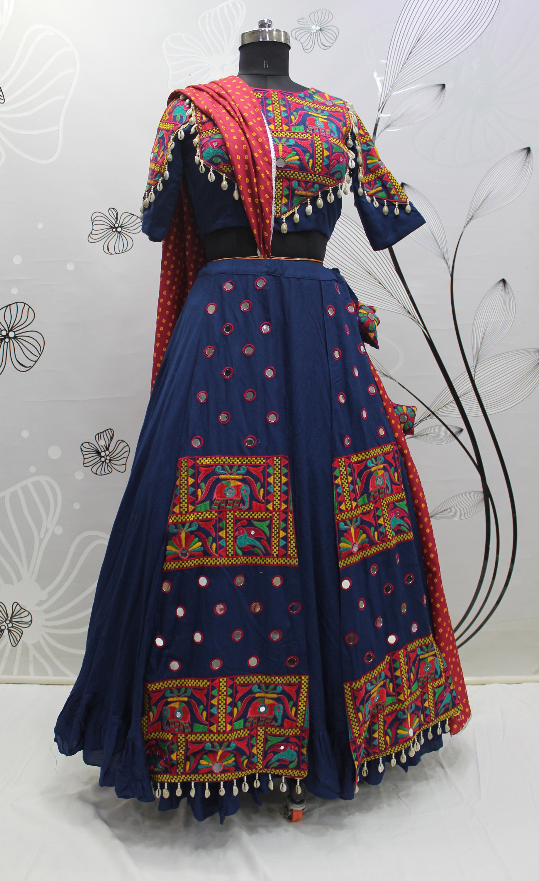 Navratri Wear Designer Lehenga Choli for Women Indian Garba - Etsy